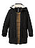 Parka, Mikrofaser thermoregulierend, schwarz - schwarz