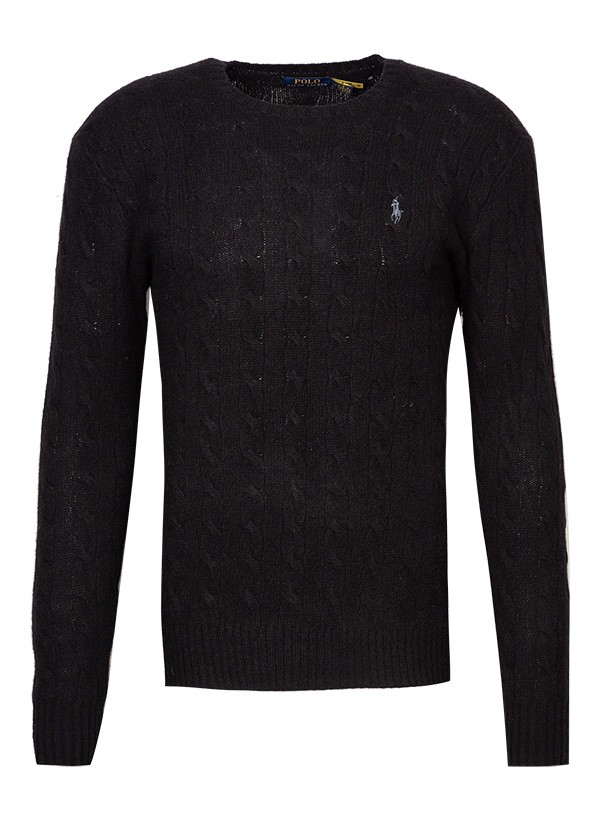 Pullover, Wolle-Kaschmir, schwarz