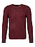 Pullover, Wolle-Kaschmir, bordeaux - dunkelrot