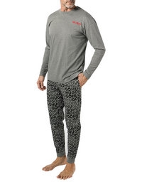 HUGO Pyjama Long Set Monogram 50501680/060