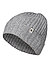 Mütze, Reines Kaschmir, hellgrau - grau