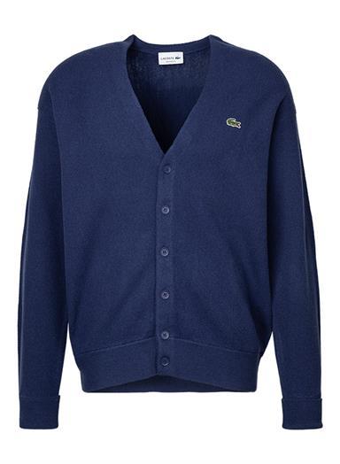 Cardigan, Relaxed Fit, Wolle, indigo