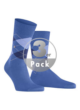 Stylingtipps Beschreibungsbild von Burlington Socken Manchester 3er Pack 21088/6550