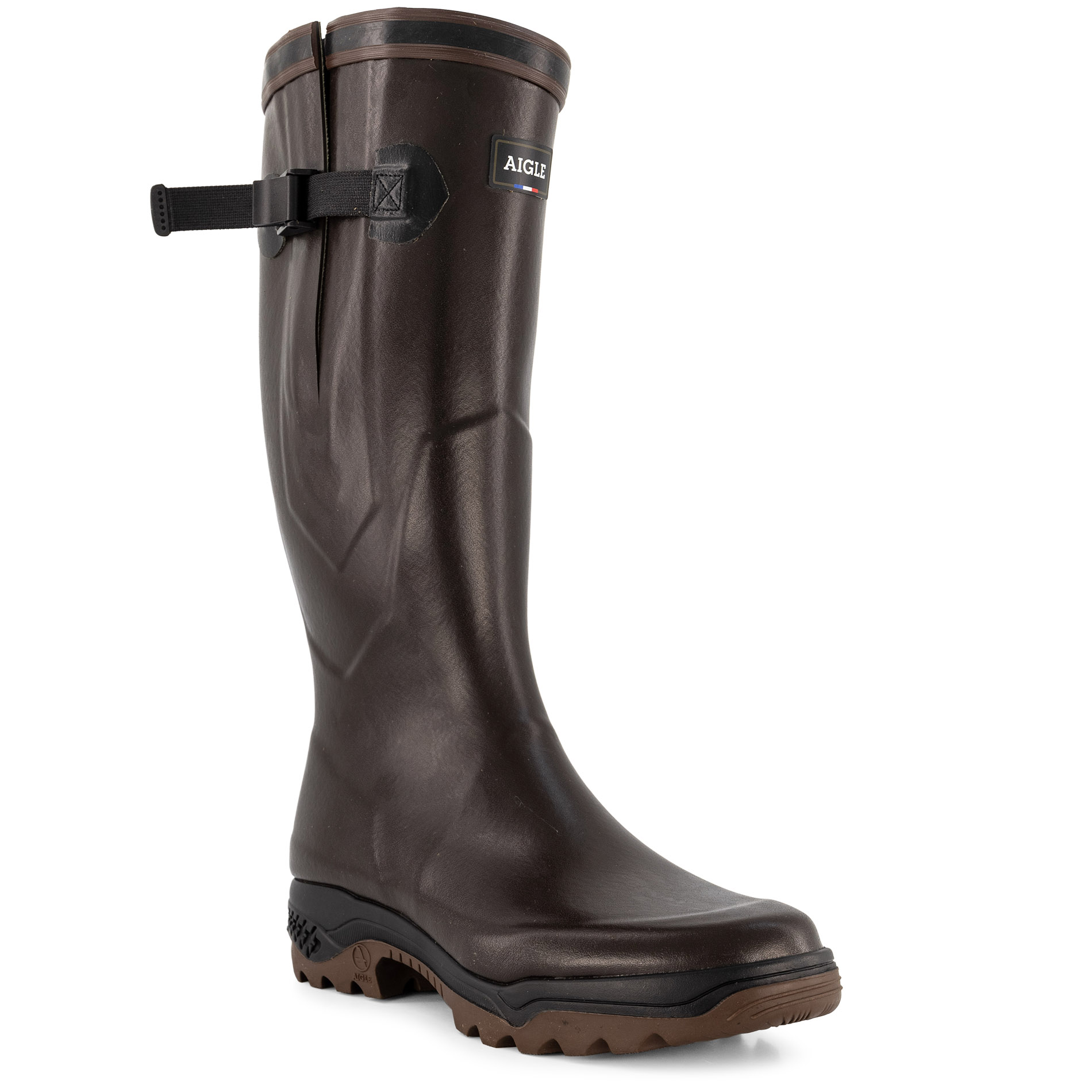 Aigle Herren Gummistiefel braun Gummi