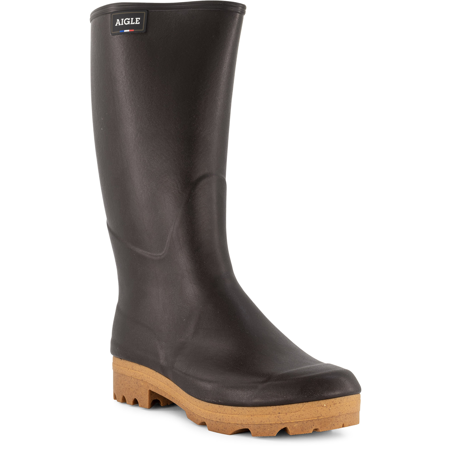 Aigle Herren Gummistiefel braun Gummi