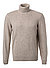 Rollkragenpullover, Wolle, sand meliert - sand