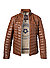 Lederjacke MSMalik, Lammleder sorona®, cognac - cognac