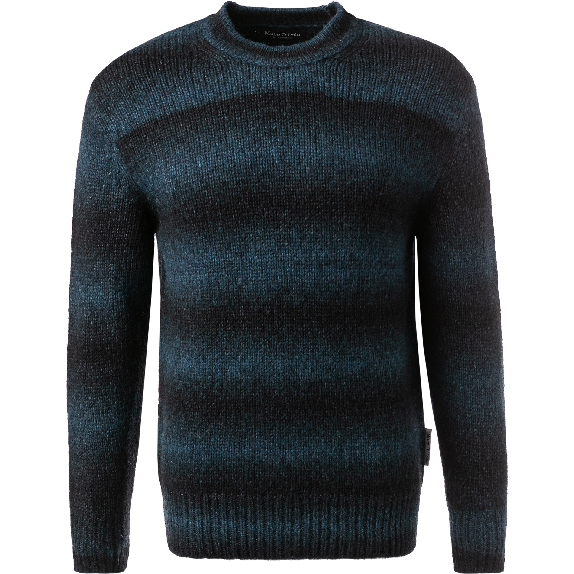 Marc O'Polo Herren Pullover blau meliert
