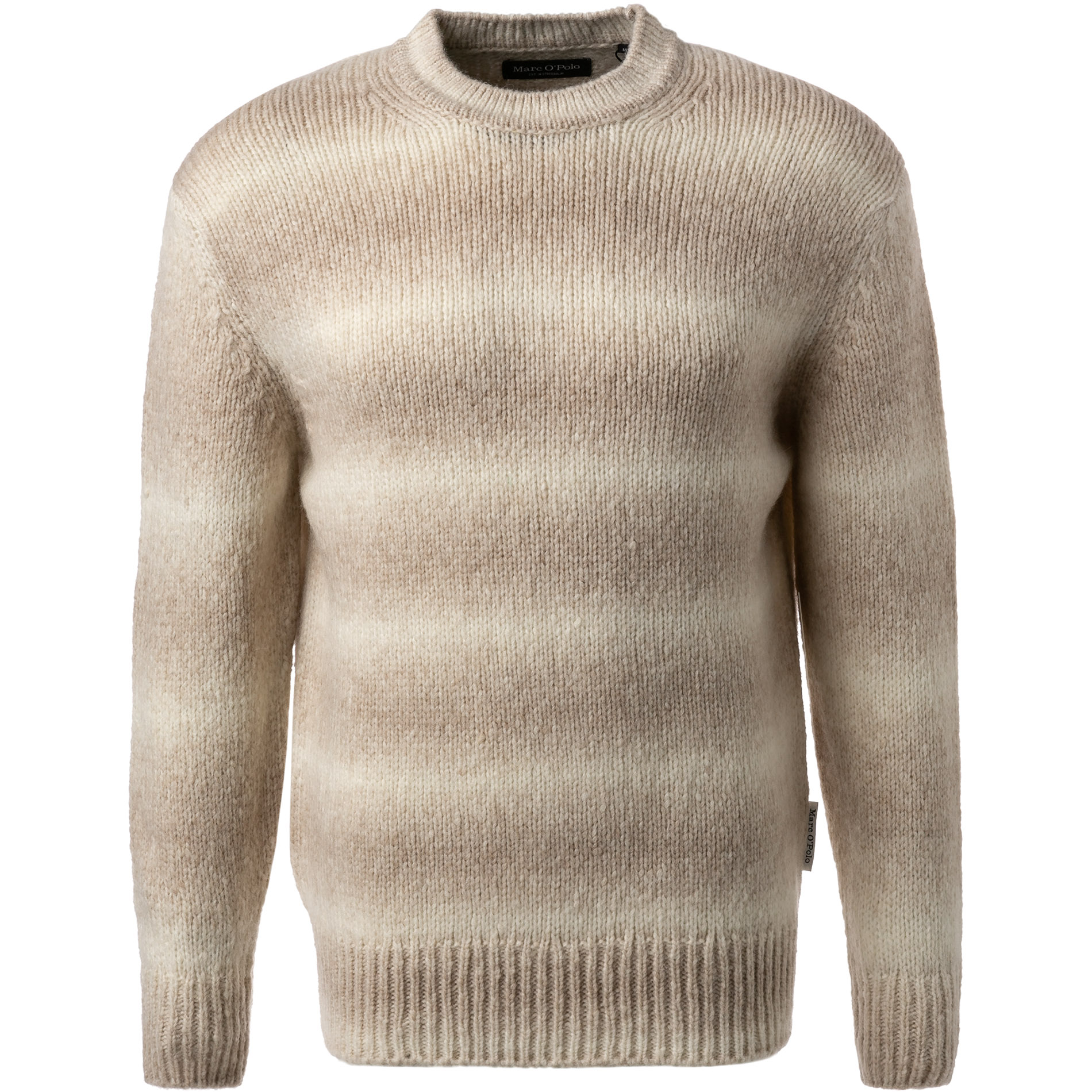 Marc O'Polo Herren Pullover beige meliert
