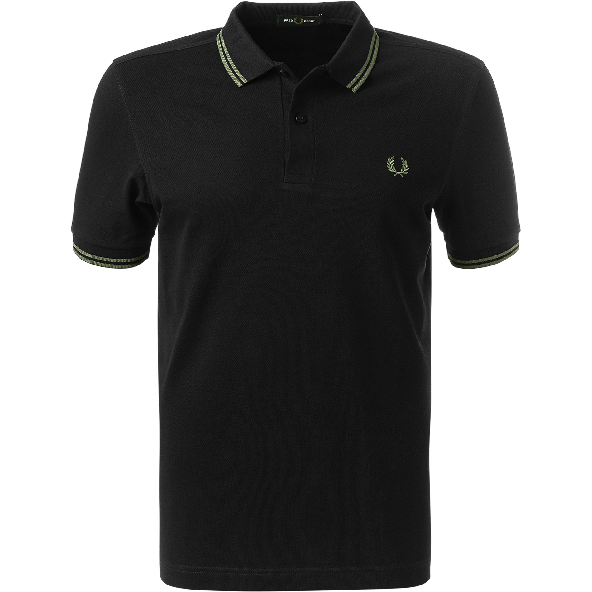 Fred Perry Herren Polo-Shirt Schwarz