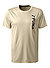 T-Shirt, Mikrofaser dryCELL, creme - creme
