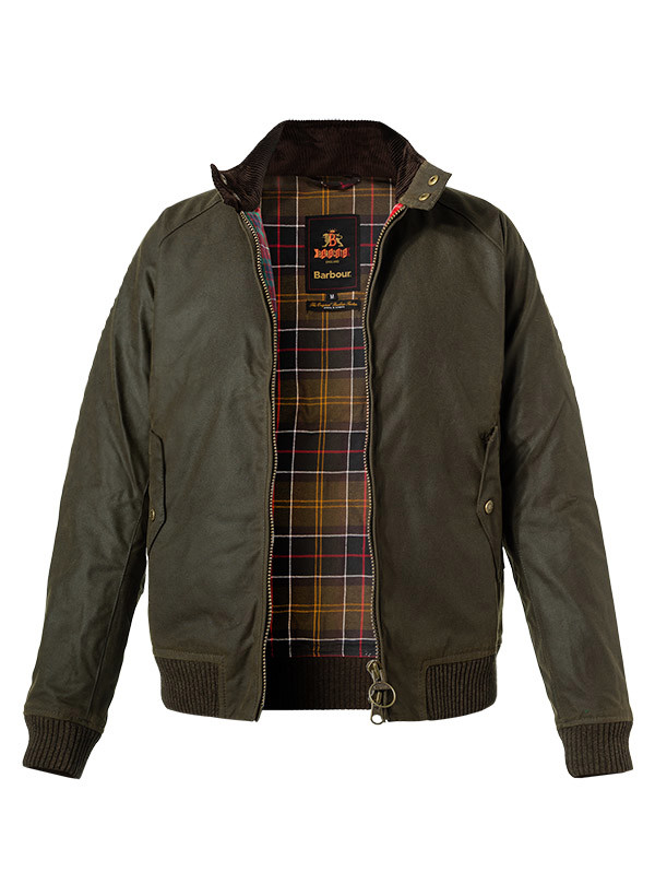 Barbour Jacke Porton Wax olive MWX2237OL52