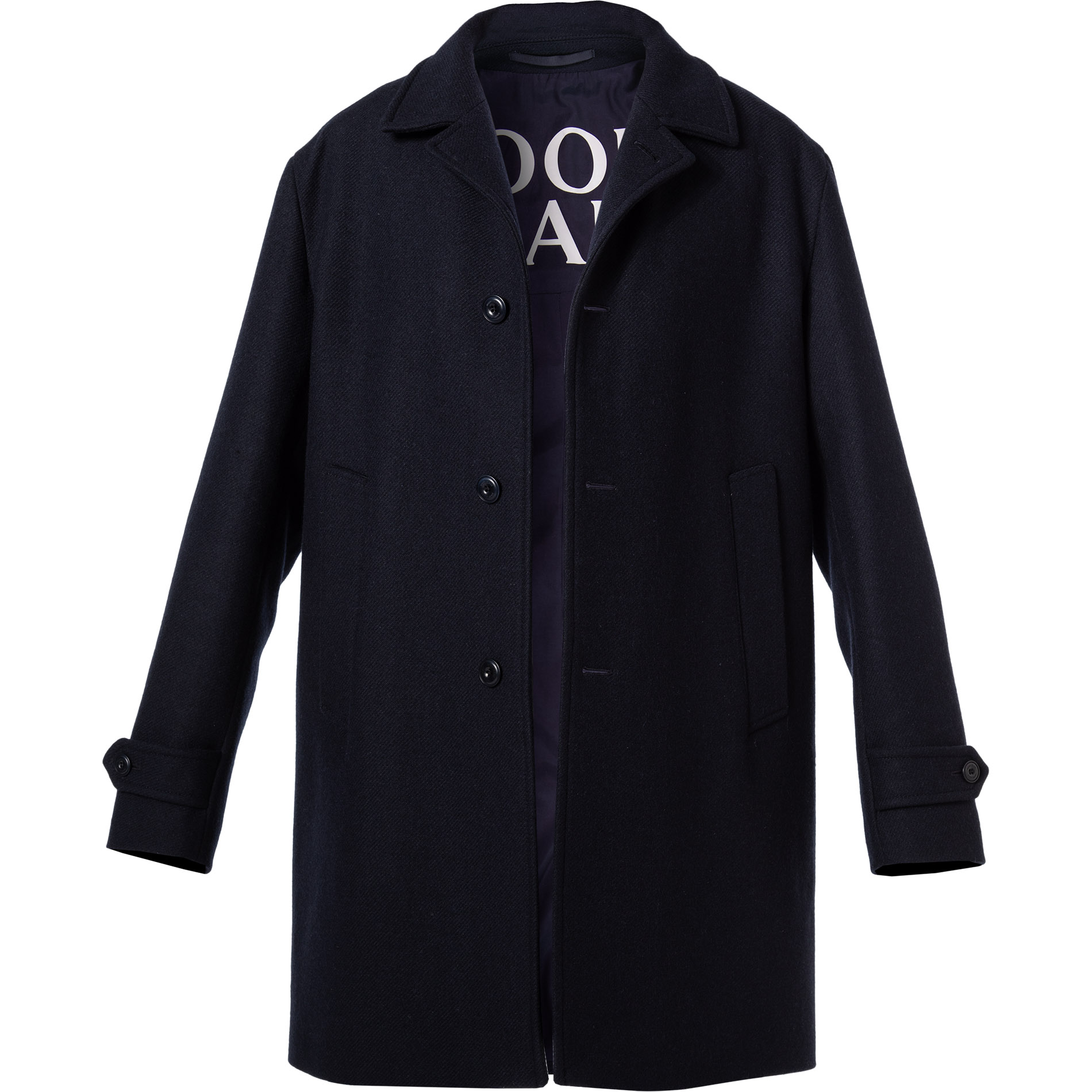 JOOP! Herren Mantel blau unifarben