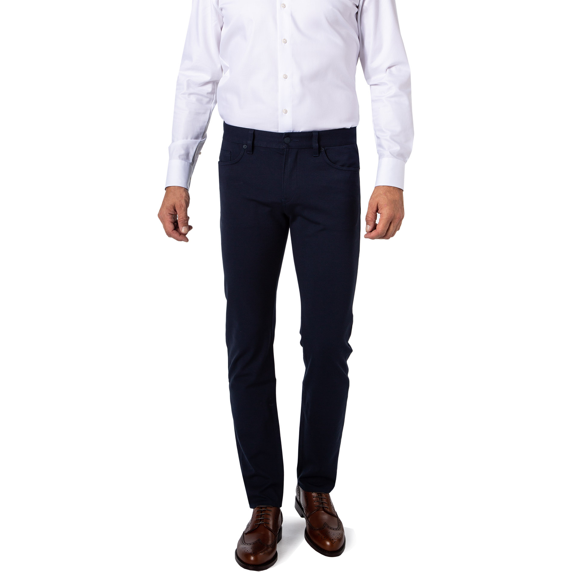 BOSS Black Herren Hose blau Slim Fit