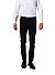 Hose, Slim Fit, Jersey, schwarz - schwarz