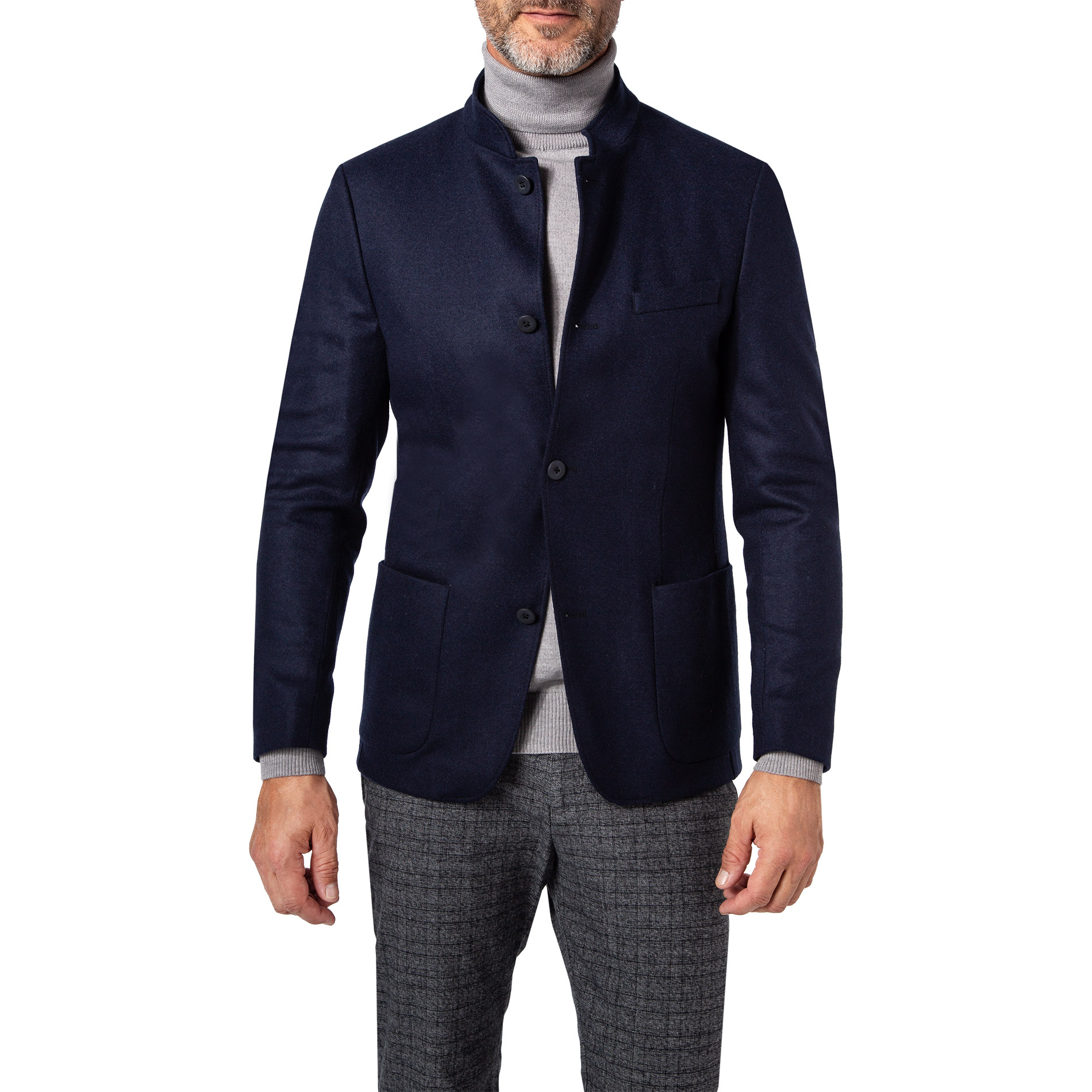 ROY ROBSON Herren Sakko blau Slim Fit