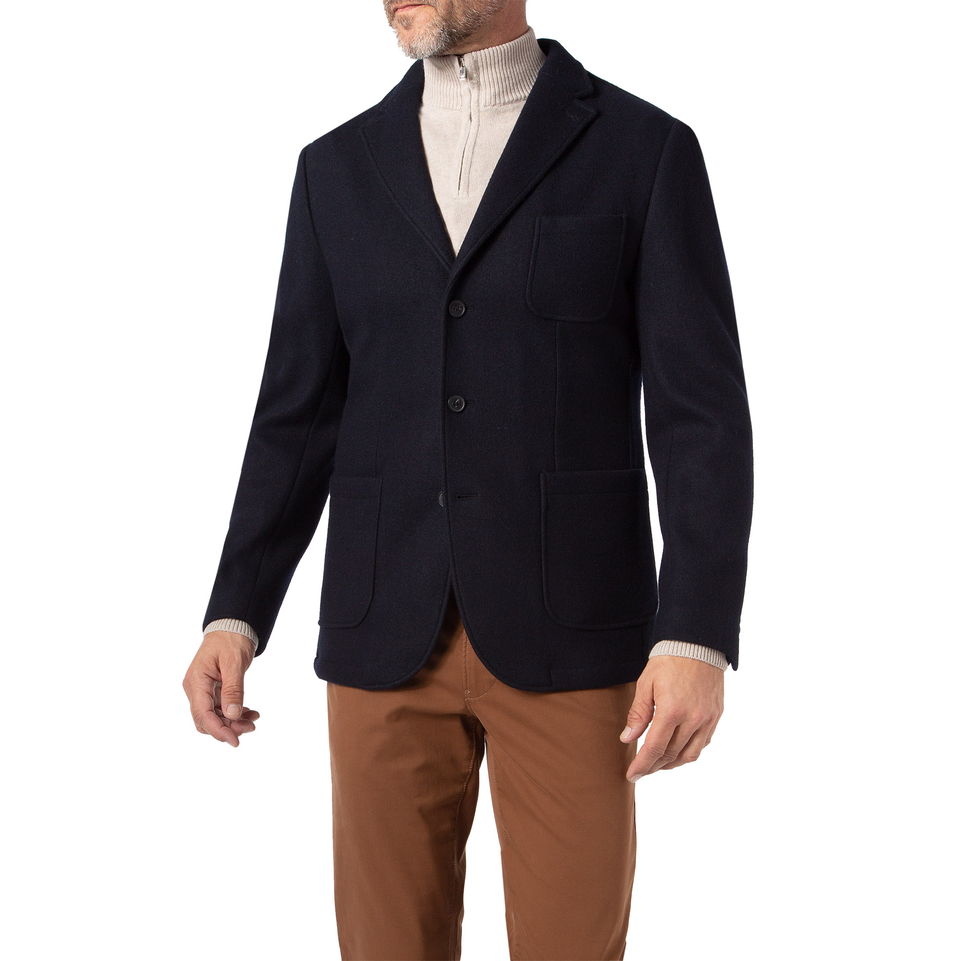 Marc O'Polo Herren Sakko blau