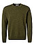 Pullover, Schurwolle, grün - grün