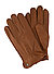 Handschuhe, Hirschleder, braun - cognac