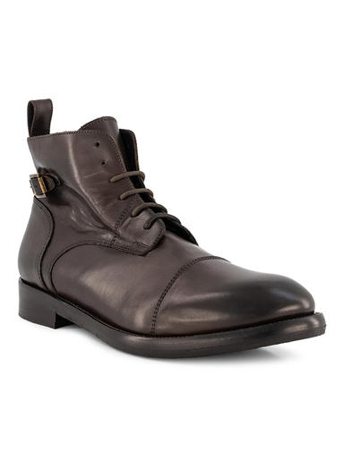 Stiefeletten, Leder, dunkelbraun