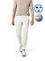 Hose, Slim Fit, Mikrofaser, creme - creme