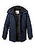 Daunenjacke, Mikrofaser wasserdicht, navy - true navy