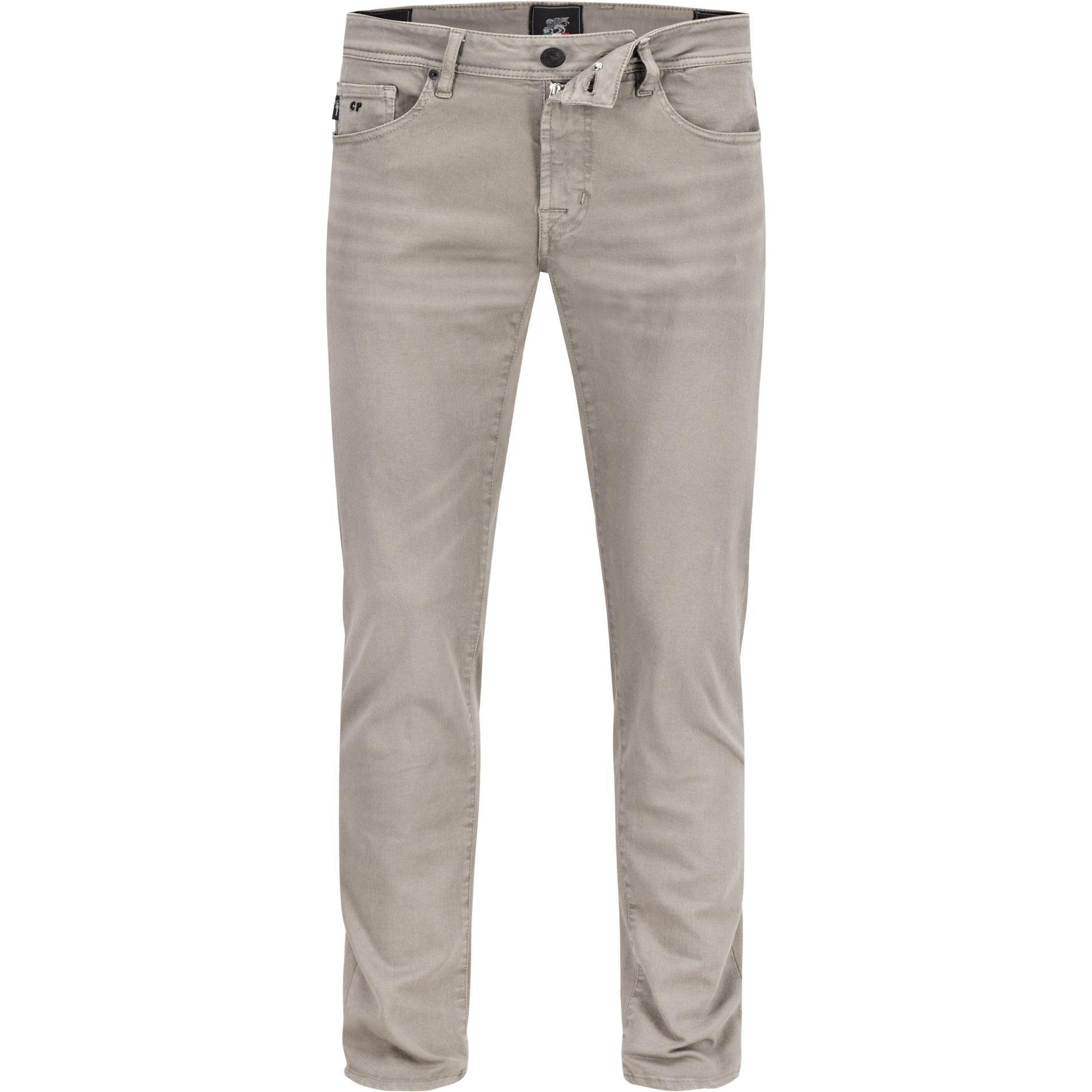 tramarossa Herren Jeans grün Baumwoll-Stretch