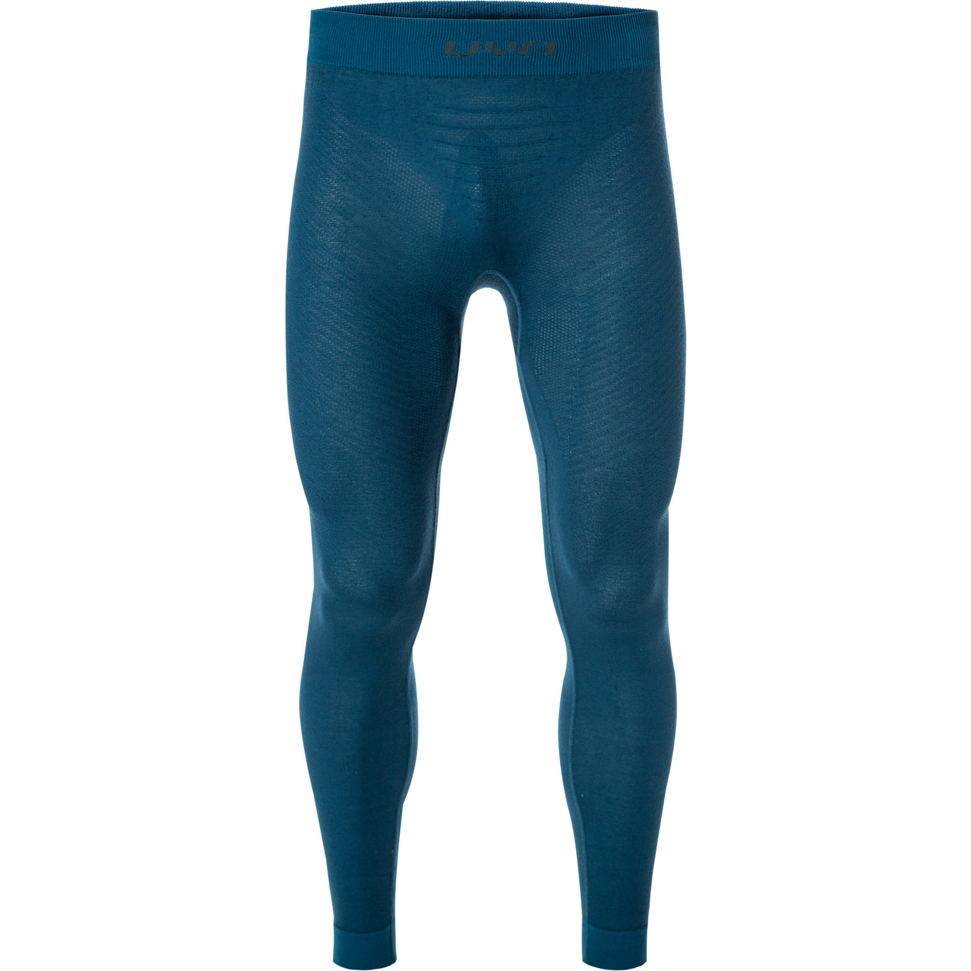UYN Herren Lange Unterhose blau Mikrofaser unifarben