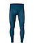 Lange Unterhose, Mikrofaser, blau - blau