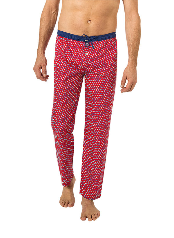 MC ALSON Pyjamahose P4839/rot-blau