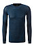 Funktionsshirt, Merinowolle, blau - blau