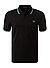 Polo-Shirt, Baumwoll-Piqué, schwarz - black-ecru-mint