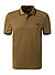 Polo-Shirt, Baumwoll-Piqué, braun - brown-black