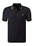 Polo-Shirt, Baumwoll-Piqué, navy - navy-orange-green