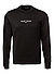 Sweatshirt, Baumwolle, schwarz - schwarz