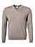 Pullover, Schurwolle, taupe - taupe