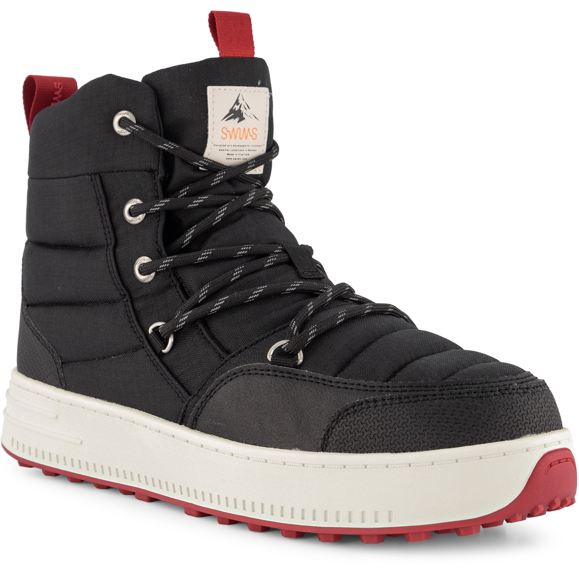 SWIMS Herren Schneeboots schwarz Textil