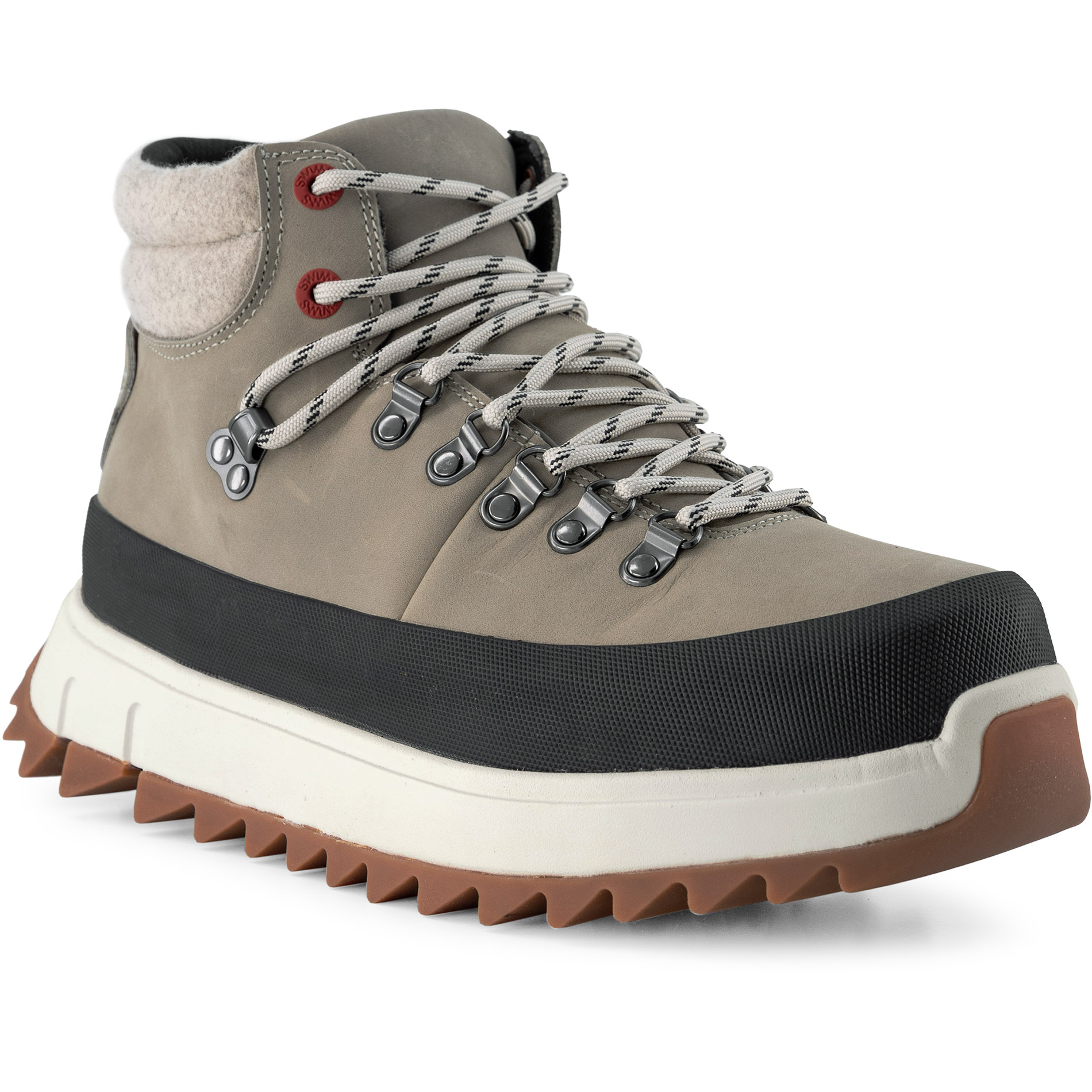 SWIMS Herren Boots grau Glattleder