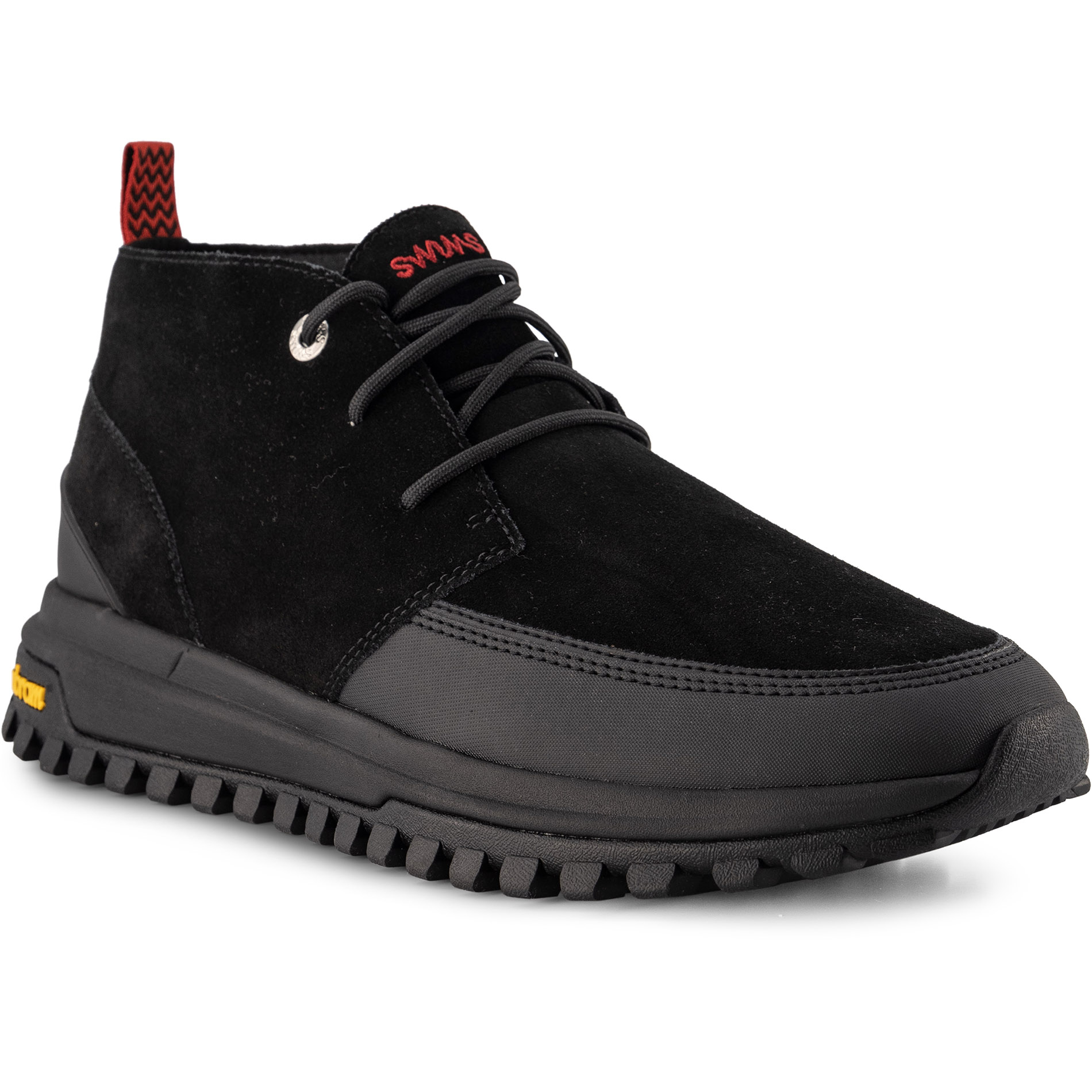 SWIMS Herren Desert Boots schwarz Veloursleder