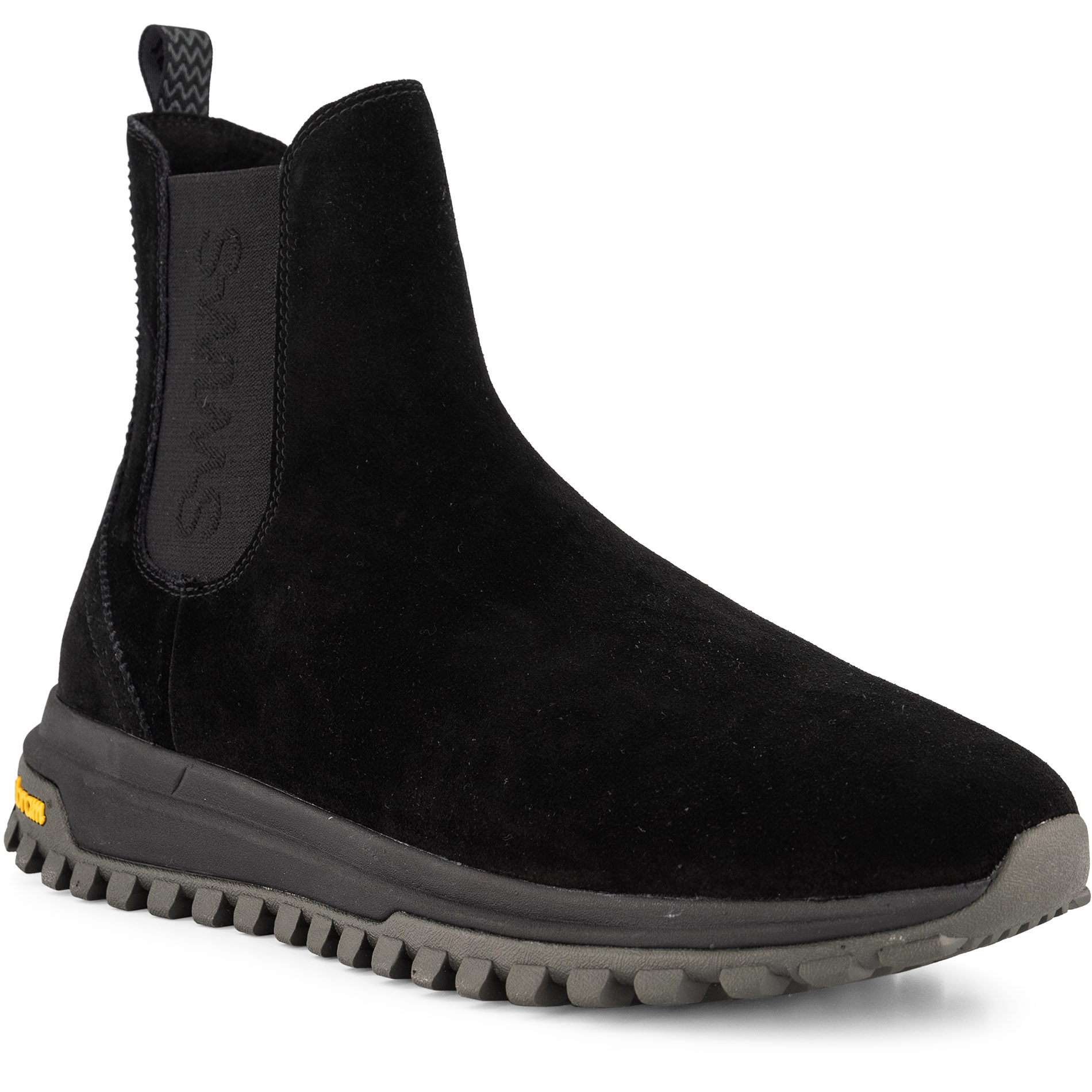 SWIMS Herren Boots schwarz Veloursleder
