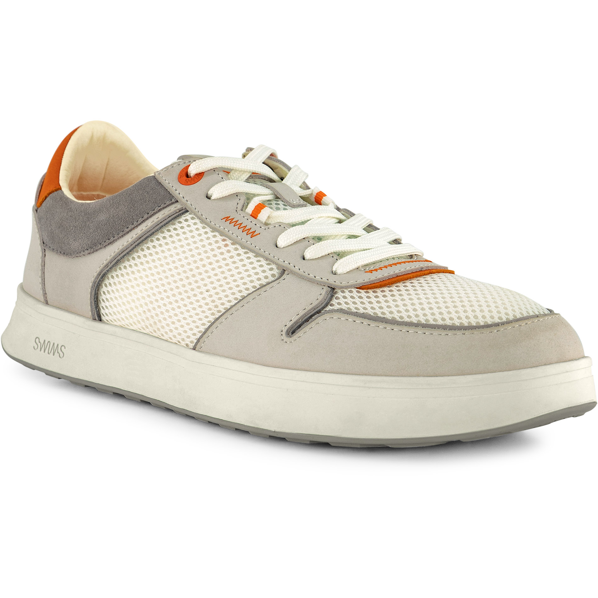 SWIMS Herren Sneaker grau Veloursleder