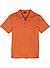 Polo-Shirt, Baumwoll-Jersey, orange - dunkelorange