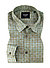 Hemd, Baumwolle, grün gemustert - grün
