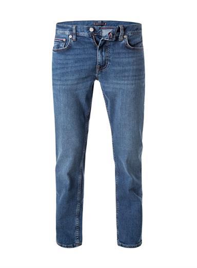 Jeans, Straight Fit, Baumwoll-Stretch, jeansblau
