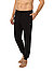 Sweatpants, Baumwolle, schwarz - schwarz