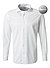 Hemd, Regular Fit, Jersey atmungsaktiv, weiß - weiß