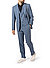 Anzug mit Weste Jeckson, Regular Fit, Schurwolle-Stretch, blau - blau