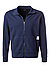 Sweatjacke, Baumwolle, dunkelblau - navy