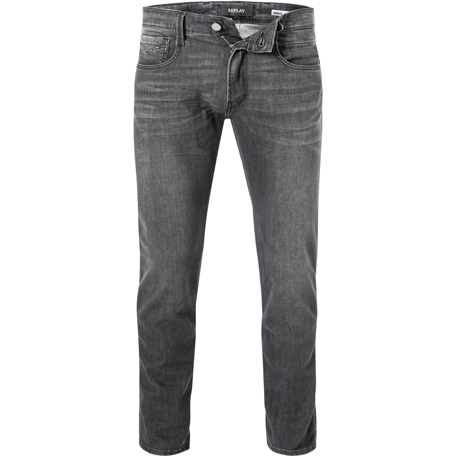 Replay Herren Jeans grau Slim Fit