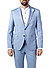 Sakko Hawker Slim Fit, Woll-Stretch, hellblau meliert - blau